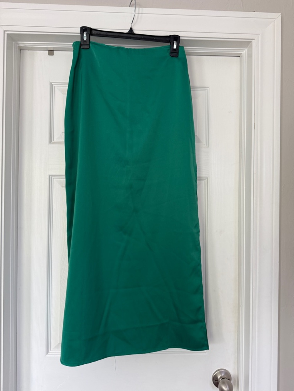 Lulus High-Slit Emerald Green Maxi Skirt - Picture 5 of 6